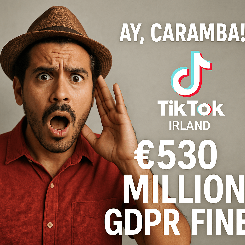 TikTok Slapped with Monster €530M Fine by Ireland: Let’s Talk GDPR, China, and Our Data,&nbsp;Compadres!